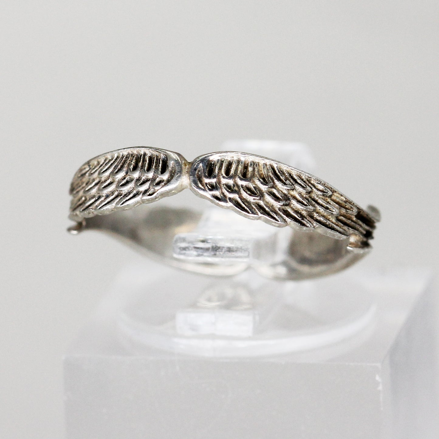 Sterling Silver Angel Wing Ring - Size 5