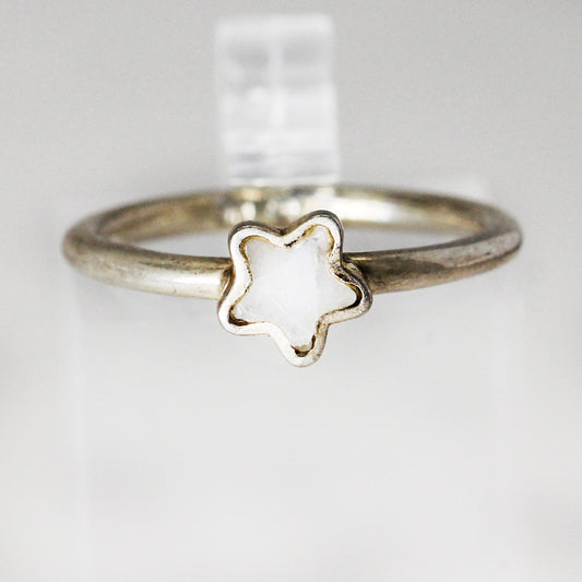 Sterling Silver Star Ring - Size 5