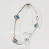 Sterling Silver 'Evil Eye' Bracelet - 7"