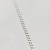 Sterling Silver Small Curb Link Necklace - 18"