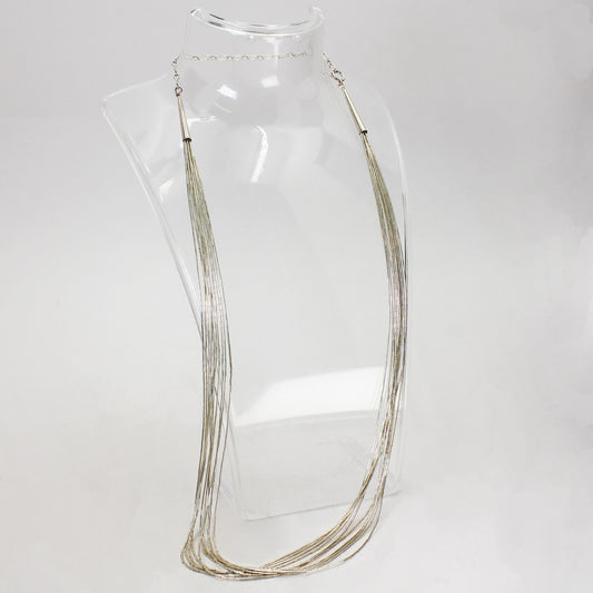 Sterling Silver 'Liquid Silver' Necklace - 24"