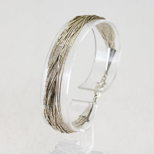 Sterling Silver 'Liquid Silver' Bracelet - 7 1/2"