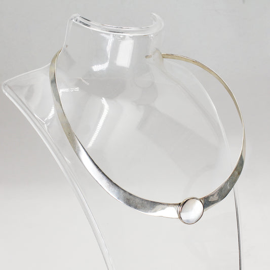 Sterling Silver Abalone Choker