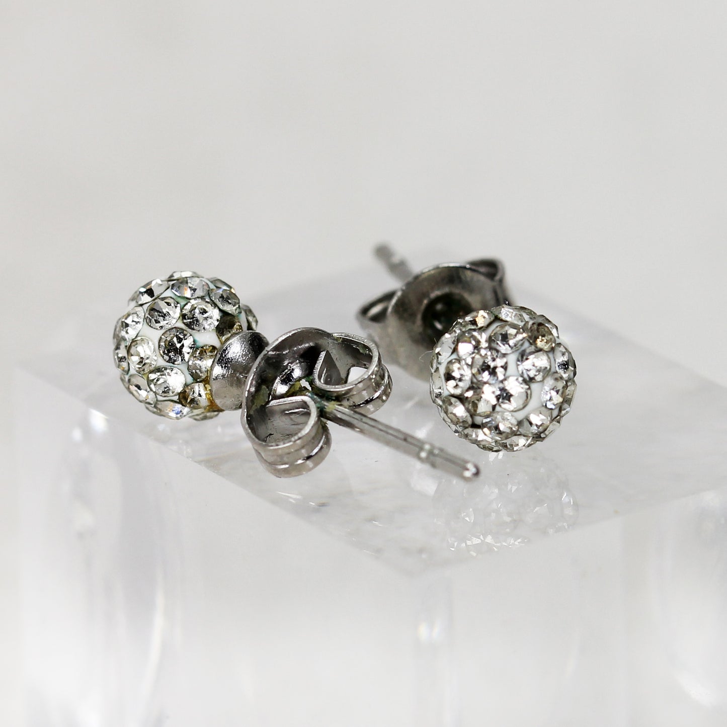 Sterling Silver Ball Stud Earrings