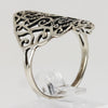 Sterling Silver Openwork Ring - Size 10 1/2