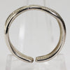 Sterling Silver Wire Wave Adjustable Ring