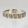 Sterling Silver Geo-Minimalist Ring - Size 9
