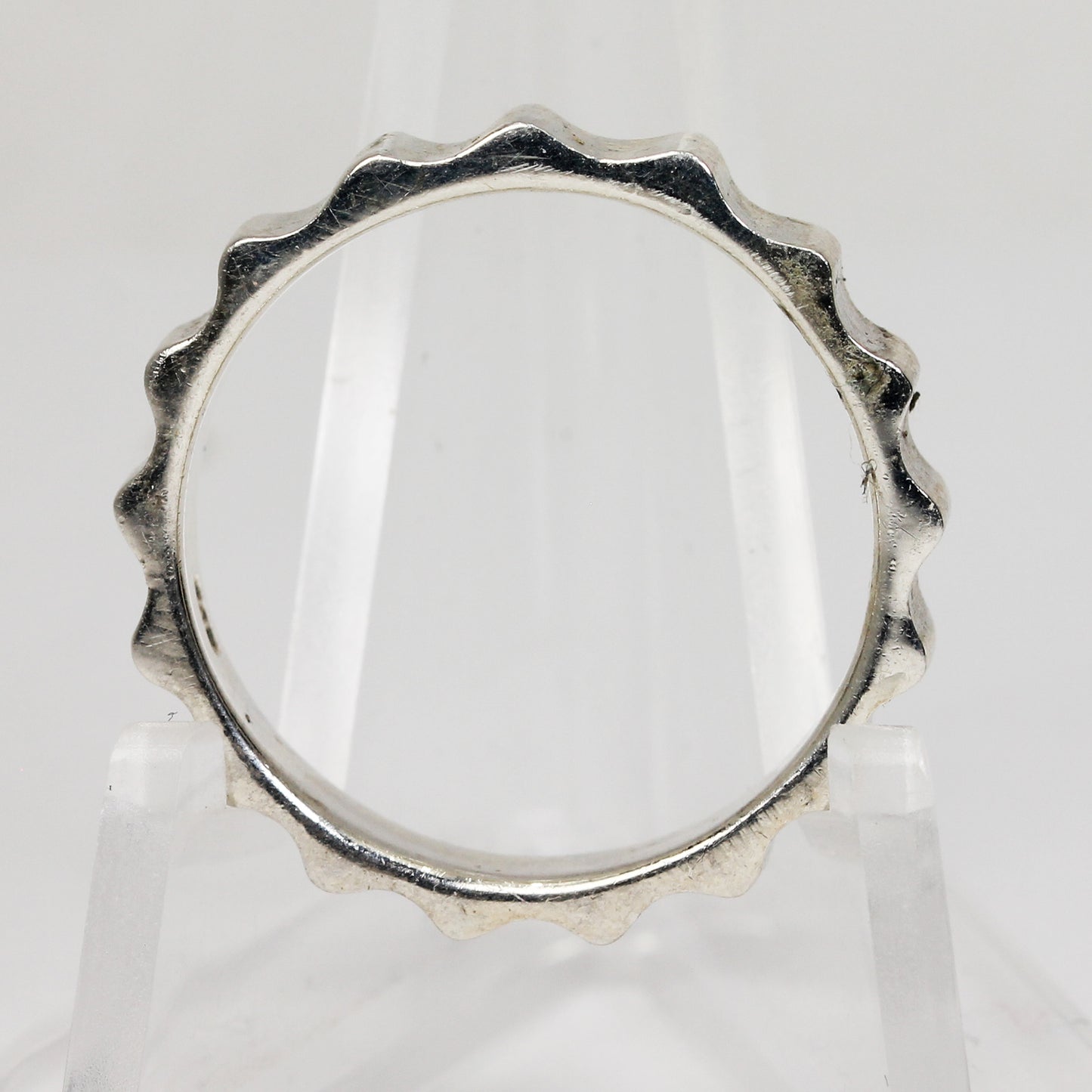 Sterling Silver Geo-Minimalist Ring - Size 9