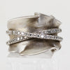Sterling Silver Modern Matte Ring - Size 9
