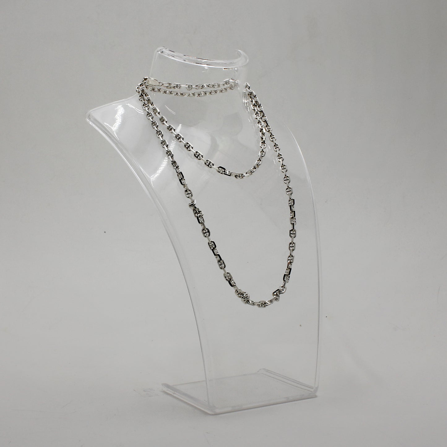 Sterling Silver Cable Link Necklace - 26"