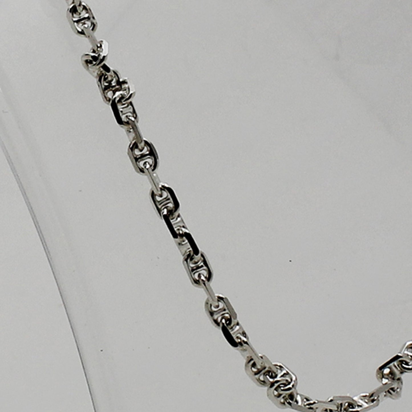 Sterling Silver Cable Link Necklace - 26"