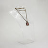 Sterling Silver Gold-Plated Pink Cushion Gemstone Necklace - 17.5"