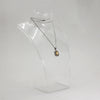 Sterling Silver Yellow Baguette-Style Necklace with Clear Gemstone Accents  - 18"