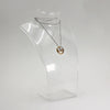 Sterling Silver Necklace w Gold-Plated Tri-Swirl Pendant with Inscription - 18"