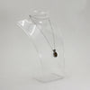Sterling Silver Yellow Oval & Clear Gemstone Necklace - 19.5"