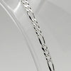 Sterling Silver Figaro Link Necklace - 20"