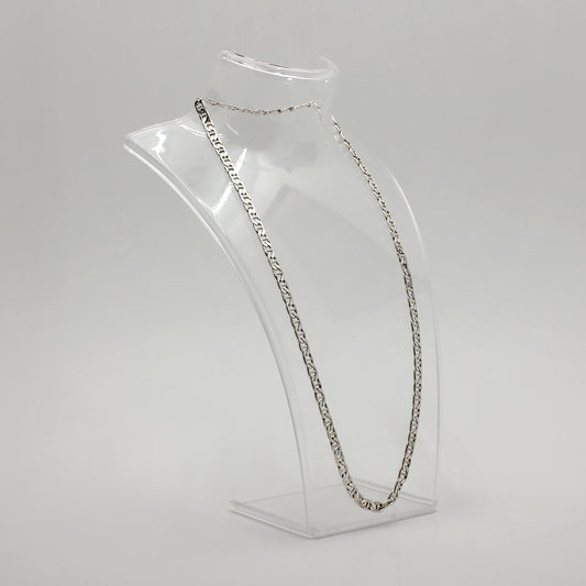 Sterling Silver Anchor Link Necklace - 19"