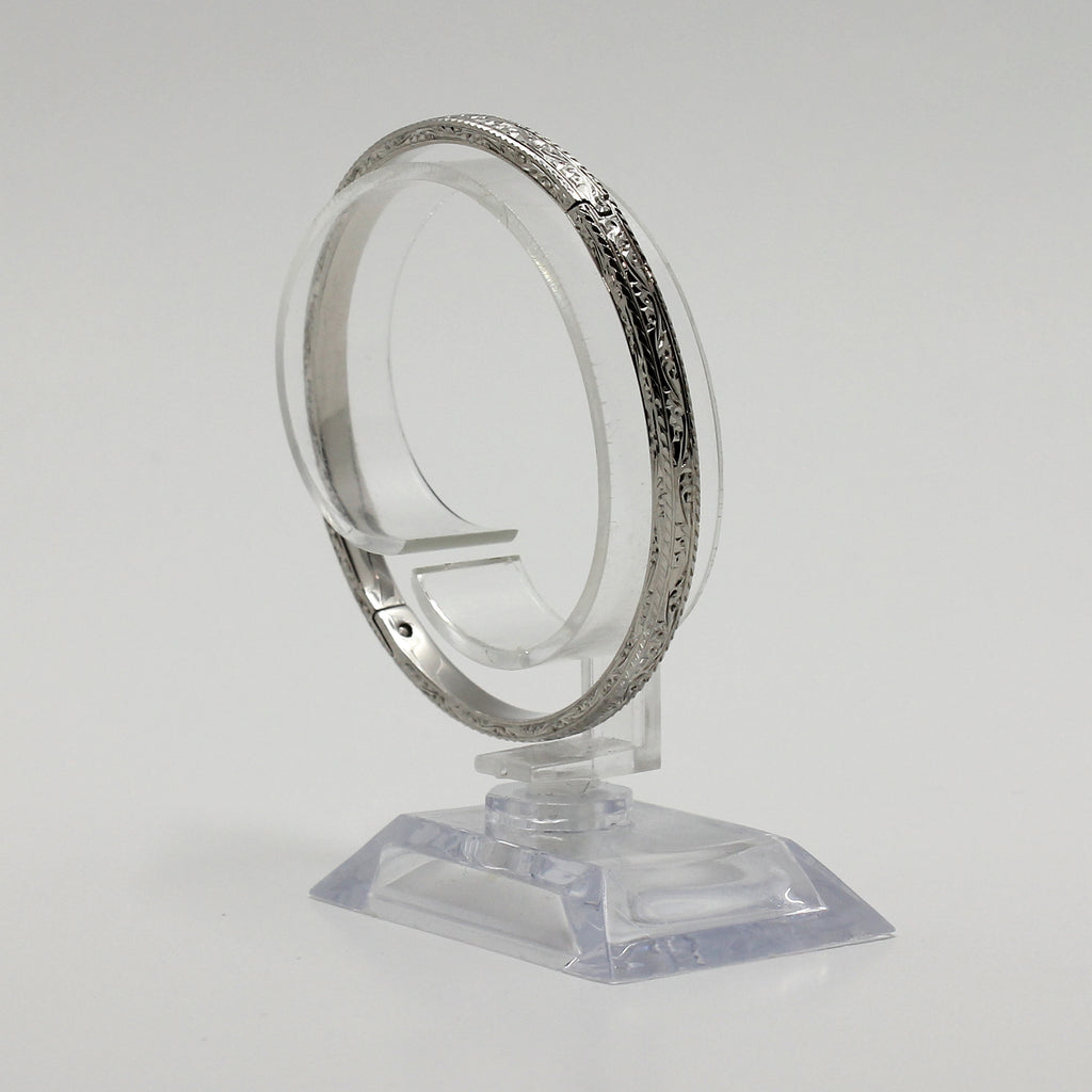 Sterling Silver Swirl-Patterned Bracelet