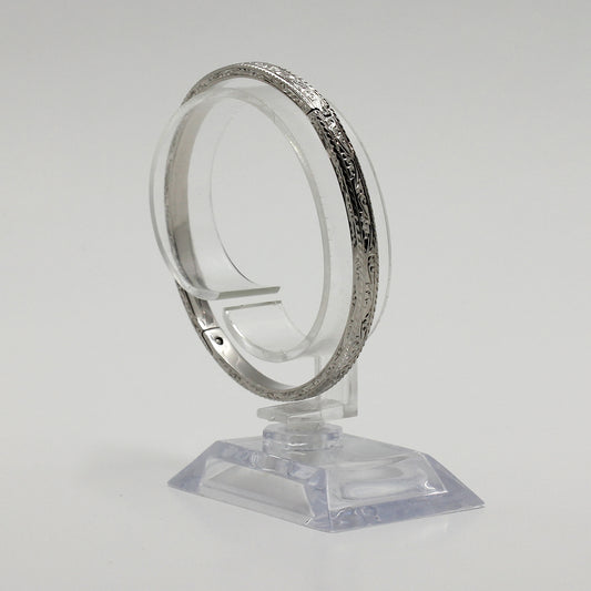 Sterling Silver Swirl-Patterned Bracelet