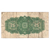 DC-24d 1923 Dominion 25-cent Shinplaster Very Fine (VF20) Tear, Writing or Impaired