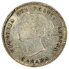 1887 Canada 5-cents VG-F (VG10) (Impaired)