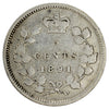 1891 Obv. 2 Canada 5-cents Fine (F12) (Scratched or Spots)