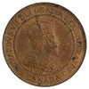 1908 Canada 1-cent Extra Fine (EF40) toned, marked, or spotted