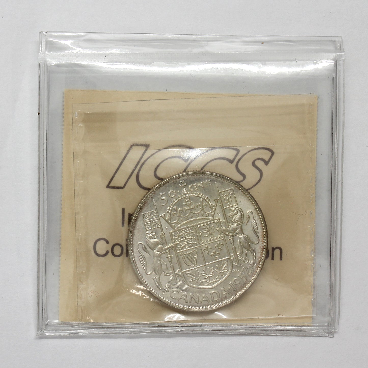 1952 Canada 50-cents ICCS Certified MS64 (Toned)