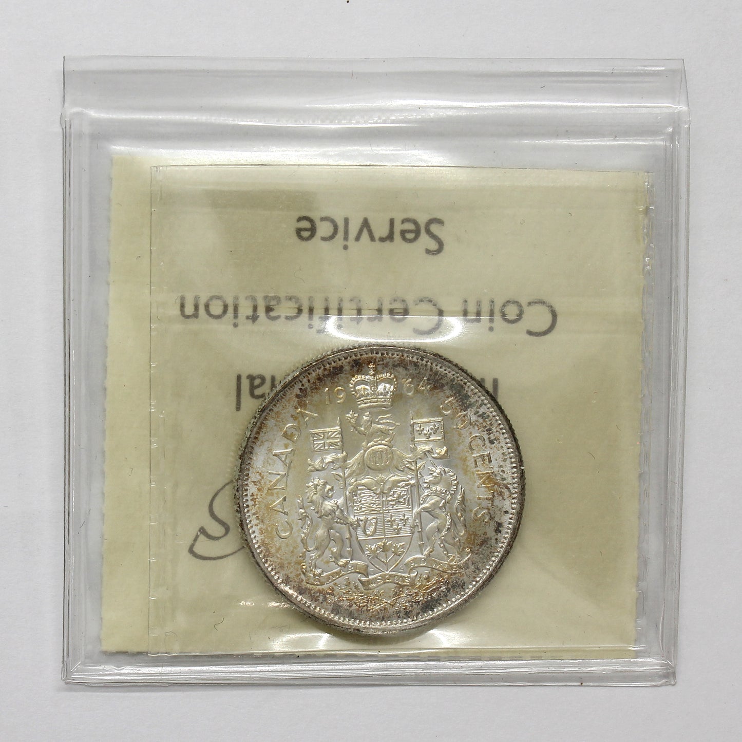 1964 Canada 50-cents ICCS Certified MS65 (Toned)