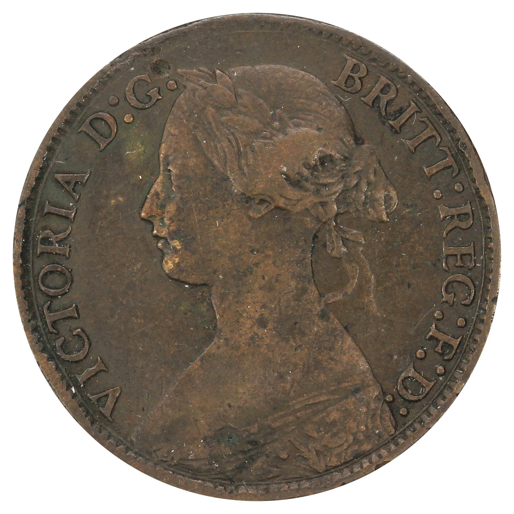Great Britain 1865 Farthing Very Fine (VF20) (Impaired)