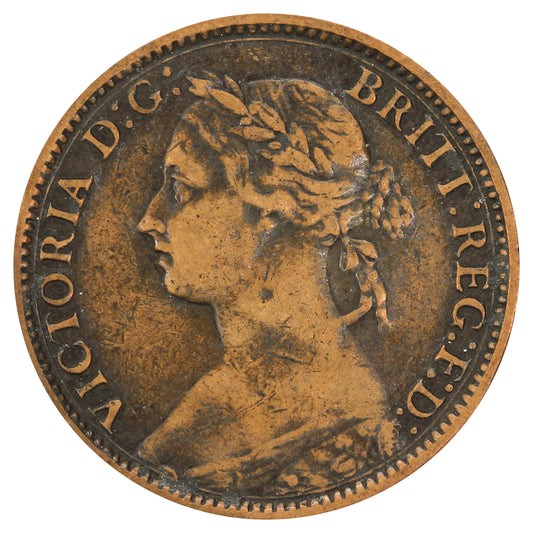 Great Britain 1887 Farthing Very Fine (VF20) (Impaired)