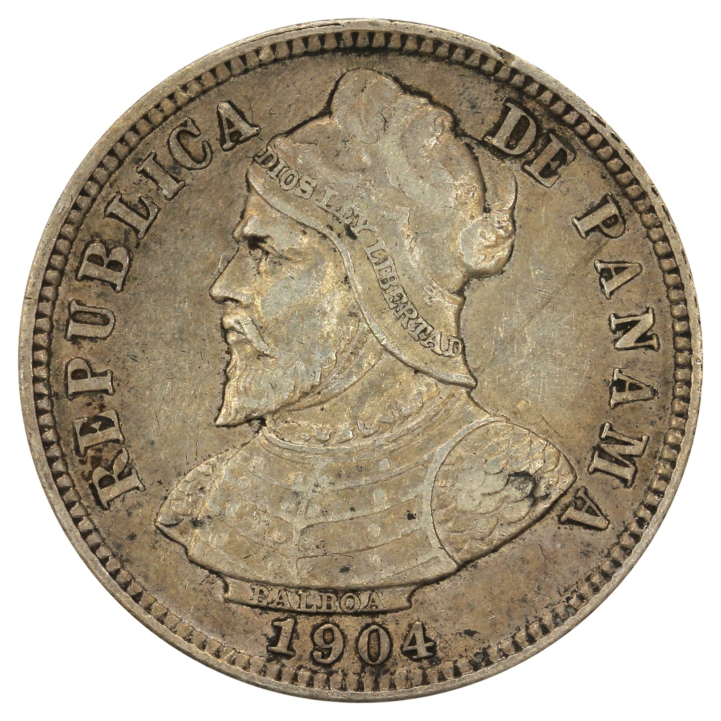 Panama 1904 10 Centesimos Extra Fine (EF40)
