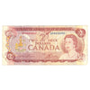 BC-47a 1974 Canada $2 Note Lawson-Bouey, RP with Neat Serial Number 9999997, Circulated