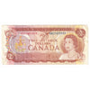 BC-47b 1974 Canada $2 Note Crow-Bouey, ARE with Neat Serial Number 7577777, Circulated