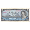 BC-31b 1954 Canada $5 Note Beattie-Coyne, H/C, VF (stain)