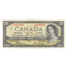 BC-33a 1954 Canada $20 Note Coyne-Towers, B/E, VF-EF (writing)