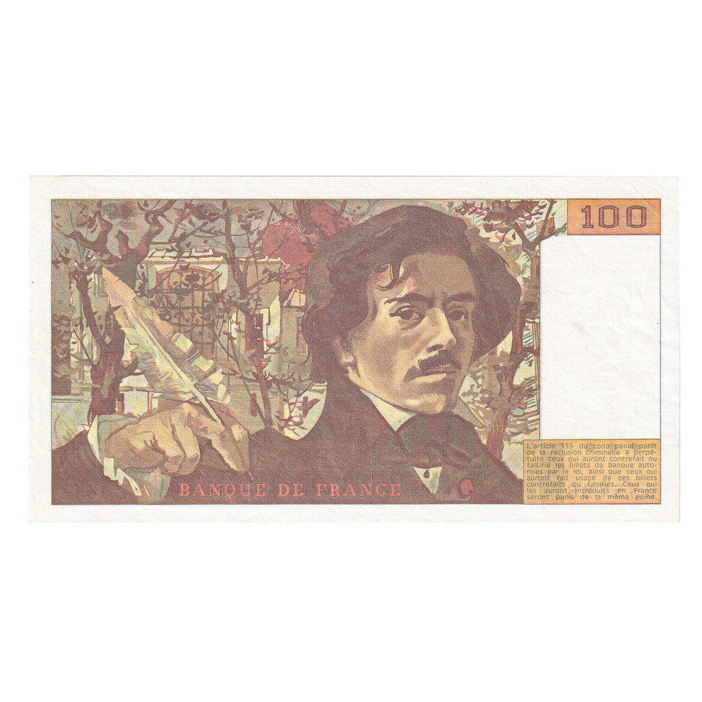 France 1989 100 Franc Note, Pick #154