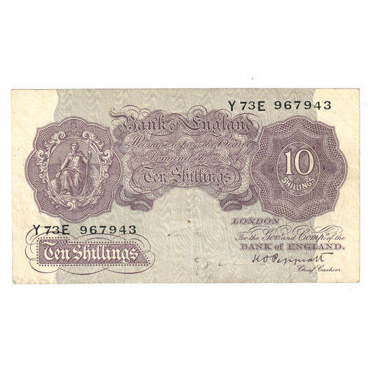 Great Britain 1940-1948 10 Shilling Note, Pick #366