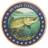 Muskie Fishing 1oz. .999 Fine Copper Coloured Round - Northern Nuggets