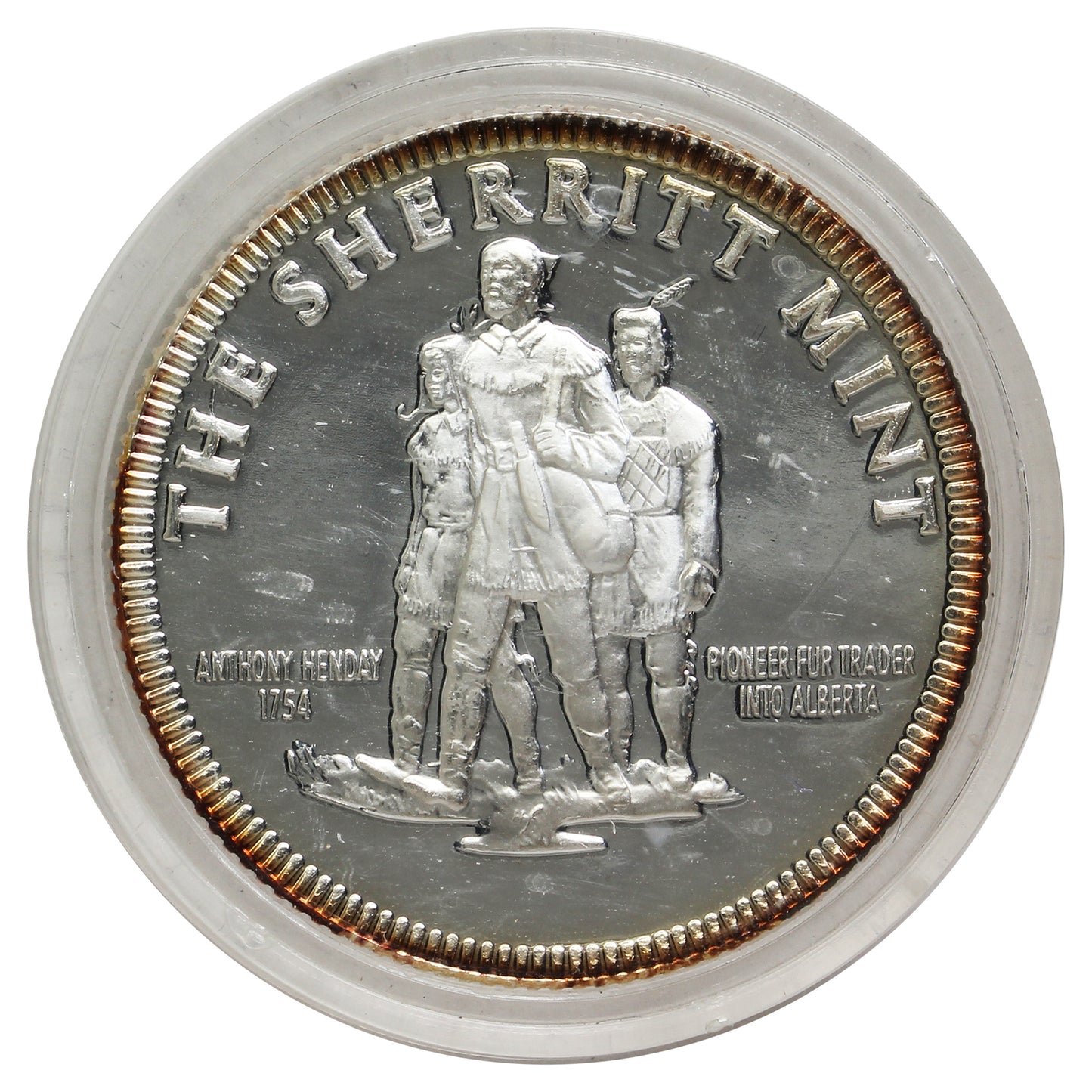 The Sherritt Mint .999 Fine Silver Medallion (No Tax) Lightly Toned - Approx 17 g