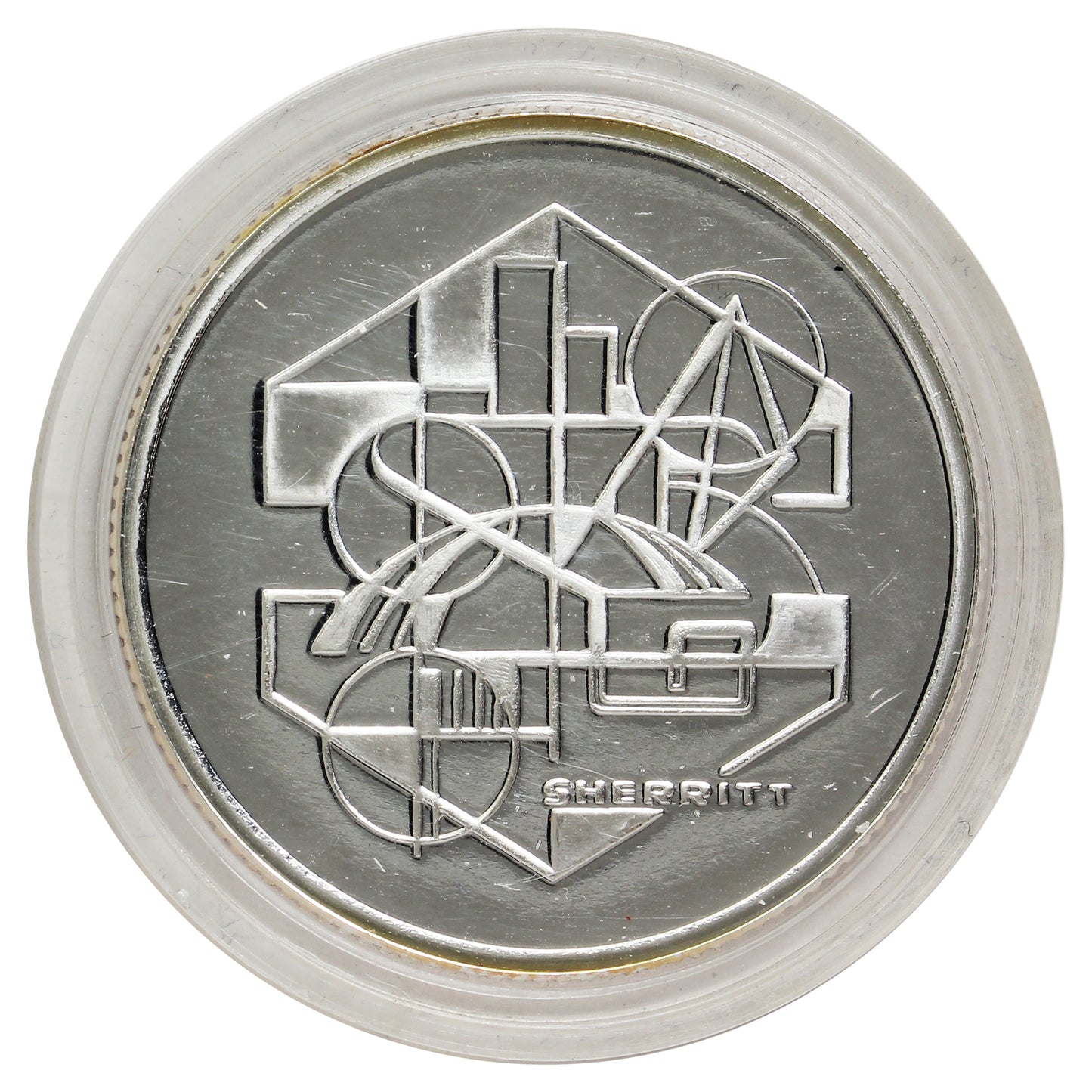 The Sherritt Mint .999 Fine Silver Medallion (No Tax) Lightly Toned - Approx 17 g