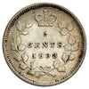 1893 Canada 5-cents F-VF (F12) Cleaned, scratched or impaired