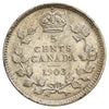 1903 Canada 5-cents VF-EF (VF30) Cleaned, scratched or impaired
