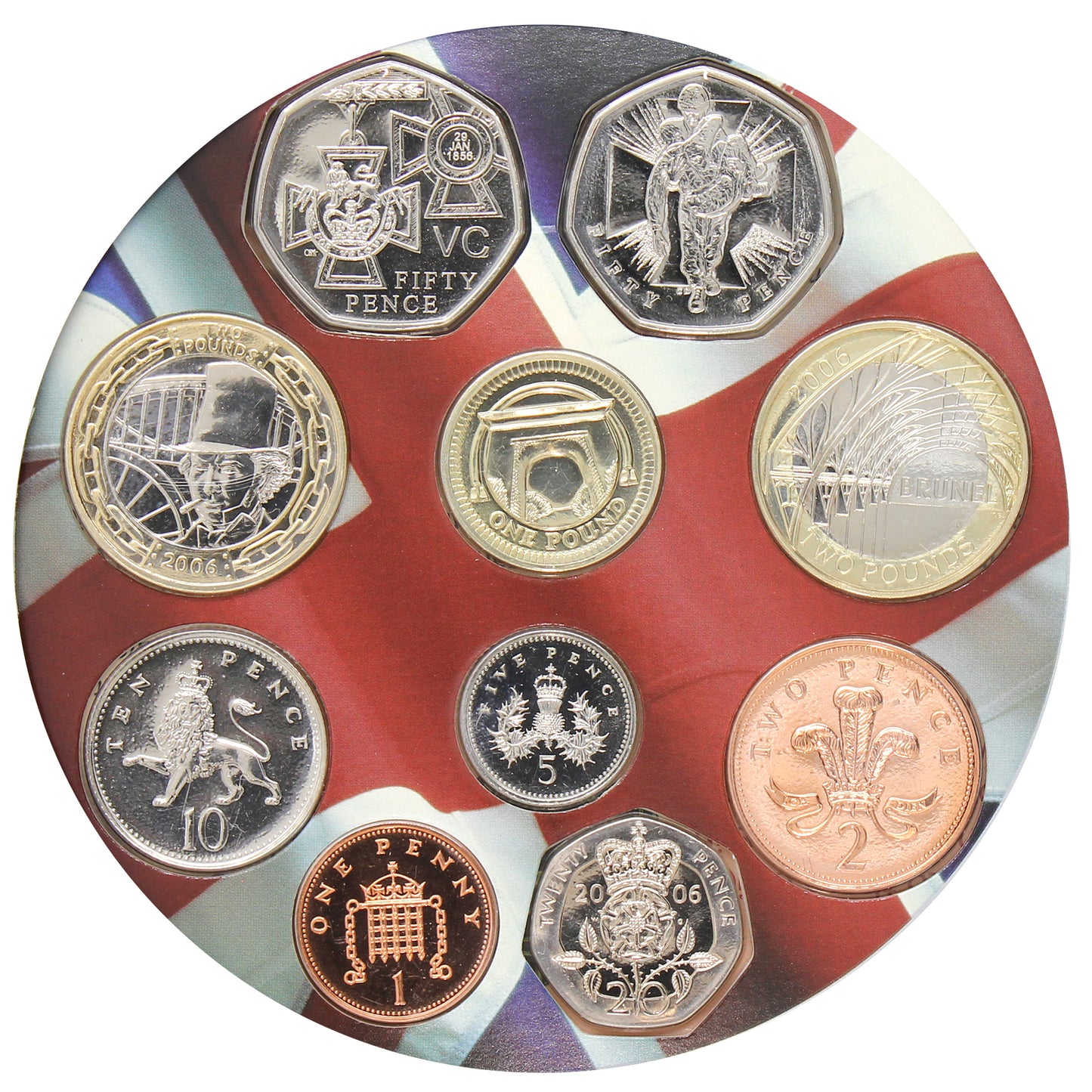 2006 United Kingdom Brilliant Uncirculated Coin Collection