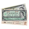 Starter Paper Money Collection - 1967 Double Date $1, 1973 $1 & 1986 $2 (3pcs)