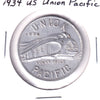 1934 Union Pacific Token