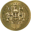 1967 Sudbury "Canadian Centennial Gold Coin Monument" Medallion, 38mm (Lightly Toned)
