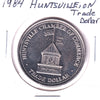 1984 Huntsville, Ontario, Trade Dollar Token: The Portage Flyer Locomotive