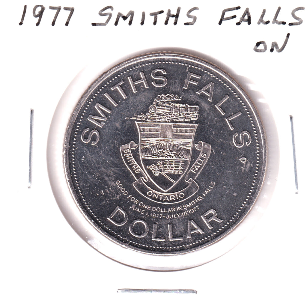 1977 Smiths Falls, ON, Settlers Days Trade Dollar Token