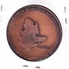 Quebec (Lower Canada) Joined Confederation in 1867 Medallion (Copper)